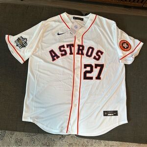 Nike Authentic Houston Astros Jose Altuve #27 World Series 2022 Jersey Men’s XL